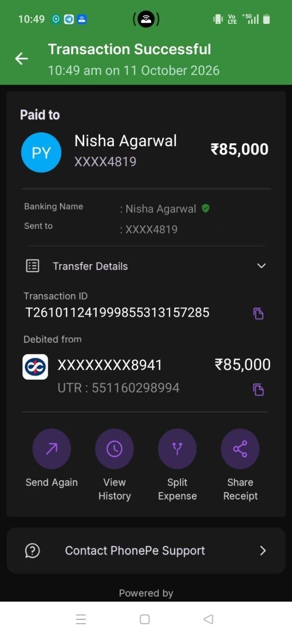 Payout proof