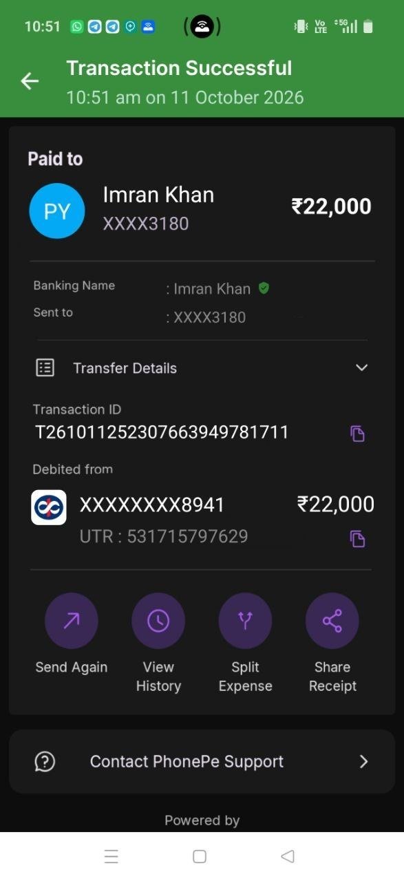 Payout proof